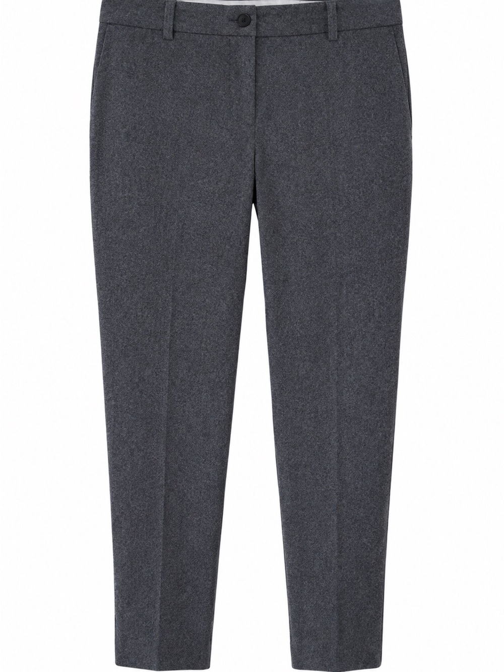 LOFT Charcoal Cropped Tailored Pants